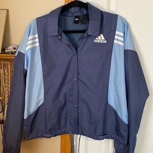 NWOT Adidas Track Jacket Windbreaker